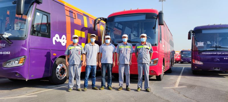 服务卡塔尔世界杯  公司修理技师亮相当地服务站